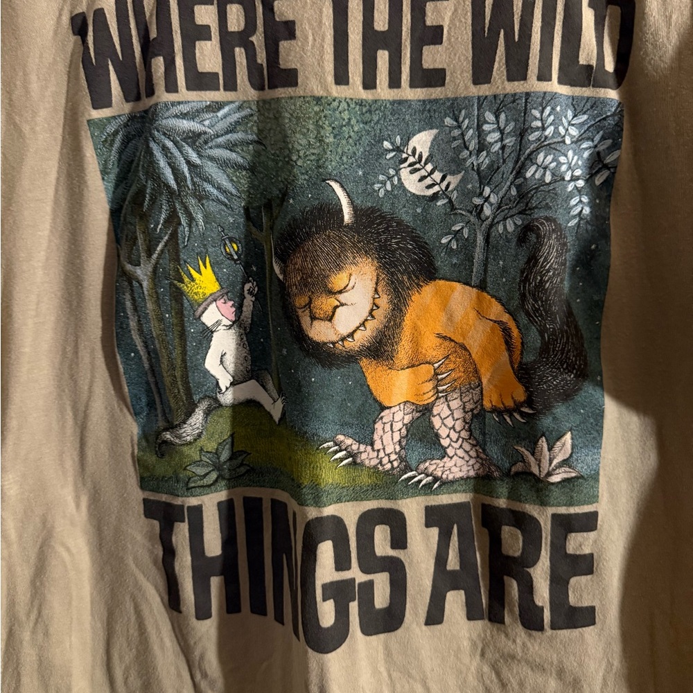 Cotton On Beige 'Where the Wild Things Are' Graphic Tee - Picture 3 of 3